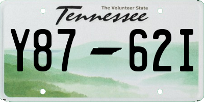 TN license plate Y8762I