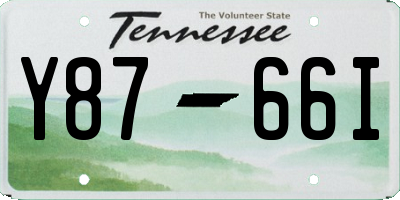 TN license plate Y8766I