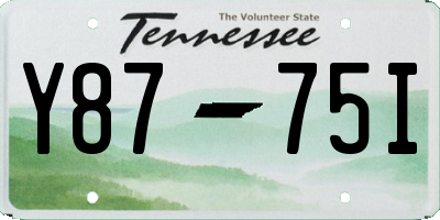 TN license plate Y8775I