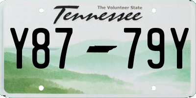 TN license plate Y8779Y