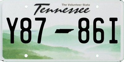TN license plate Y8786I