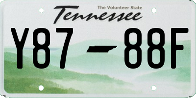 TN license plate Y8788F