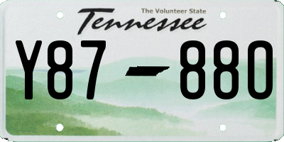 TN license plate Y8788O