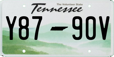 TN license plate Y8790V