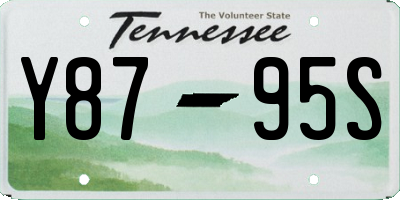 TN license plate Y8795S