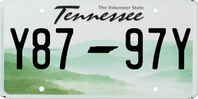 TN license plate Y8797Y