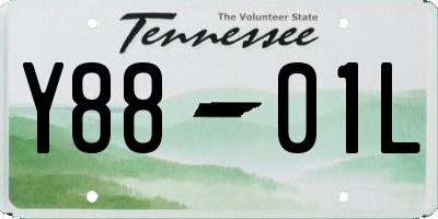 TN license plate Y8801L