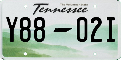 TN license plate Y8802I