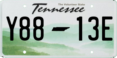 TN license plate Y8813E