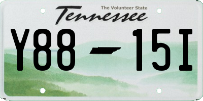 TN license plate Y8815I