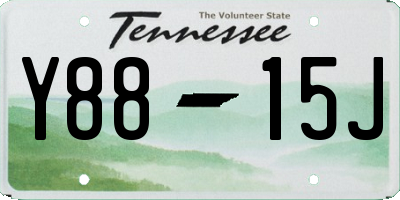 TN license plate Y8815J