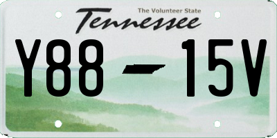 TN license plate Y8815V
