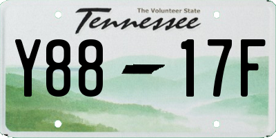 TN license plate Y8817F