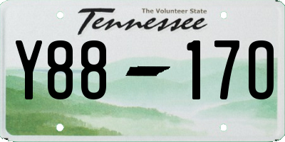 TN license plate Y8817O