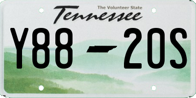 TN license plate Y8820S