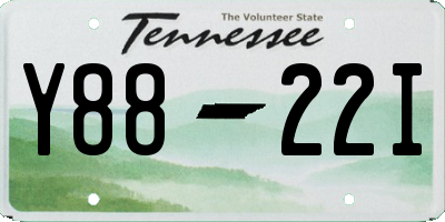 TN license plate Y8822I