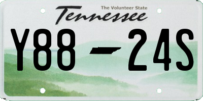 TN license plate Y8824S