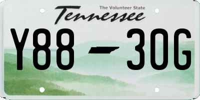TN license plate Y8830G