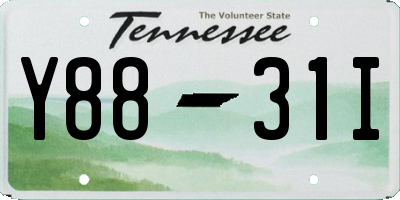 TN license plate Y8831I