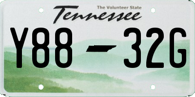TN license plate Y8832G