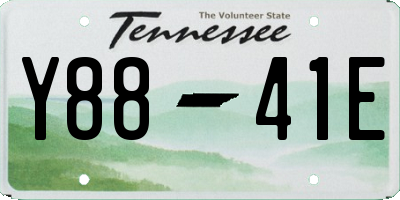 TN license plate Y8841E