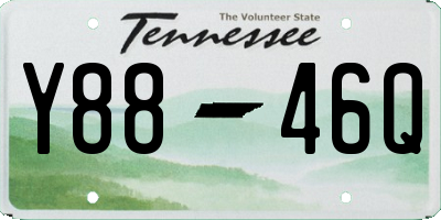 TN license plate Y8846Q