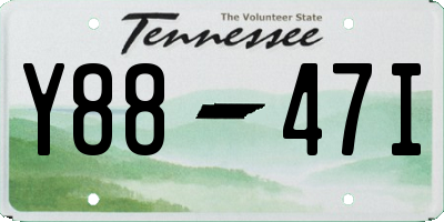 TN license plate Y8847I