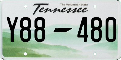 TN license plate Y8848O