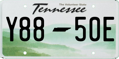 TN license plate Y8850E