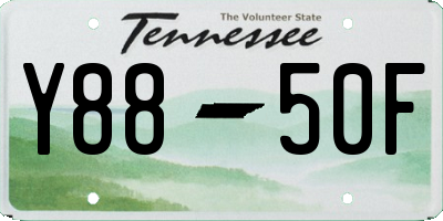 TN license plate Y8850F