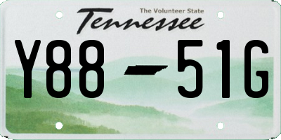 TN license plate Y8851G