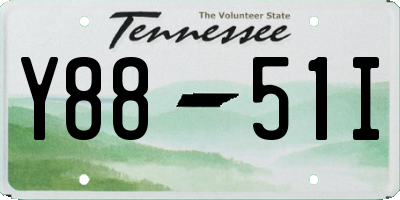 TN license plate Y8851I