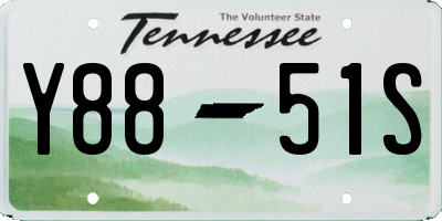 TN license plate Y8851S