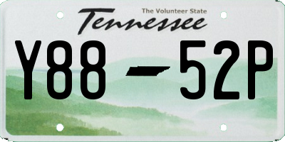 TN license plate Y8852P