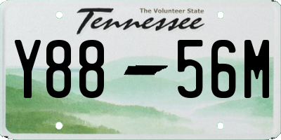 TN license plate Y8856M