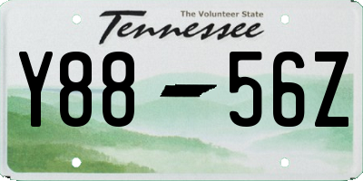 TN license plate Y8856Z