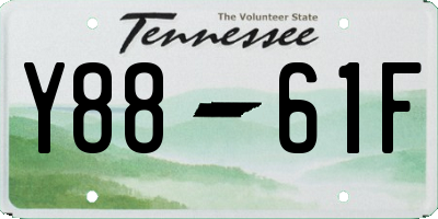 TN license plate Y8861F