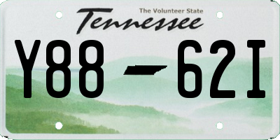 TN license plate Y8862I