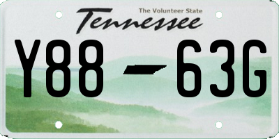 TN license plate Y8863G