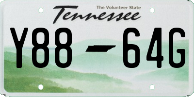 TN license plate Y8864G
