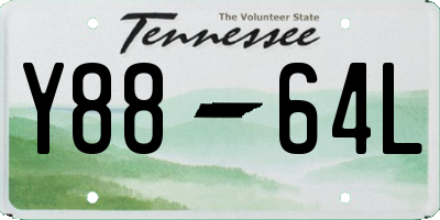 TN license plate Y8864L
