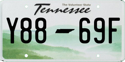 TN license plate Y8869F