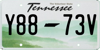 TN license plate Y8873V