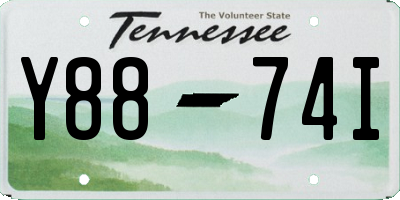 TN license plate Y8874I
