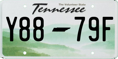 TN license plate Y8879F