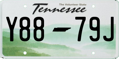 TN license plate Y8879J