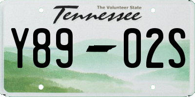 TN license plate Y8902S
