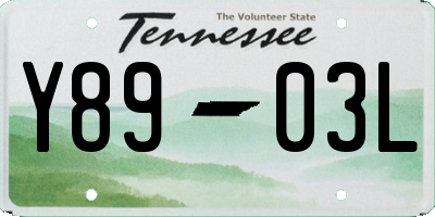 TN license plate Y8903L