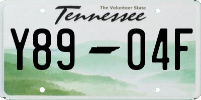 TN license plate Y8904F