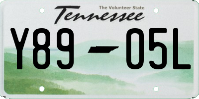TN license plate Y8905L